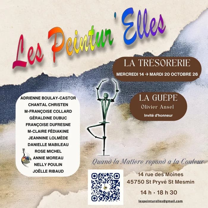Visuel de l’événement « Regards en dialogue, expo des Peintur’Elles »