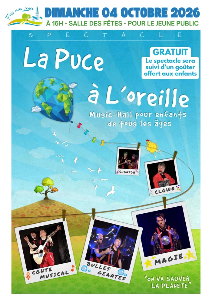 Visuel de l’événement « Spectacle : La Puce à l'oreille »