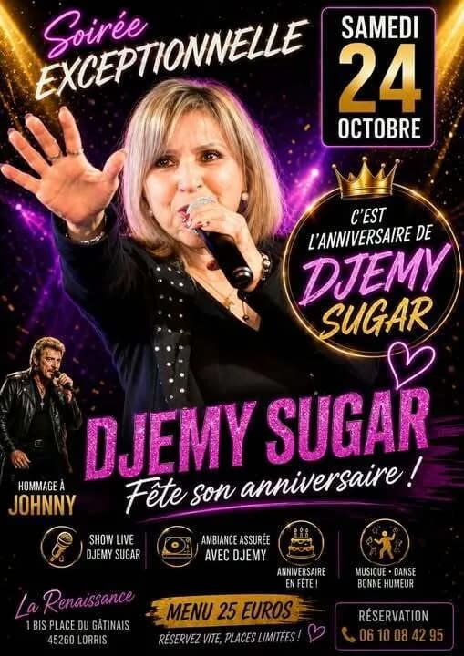 Visuel de l’événement « Concert Djemy Sugar »