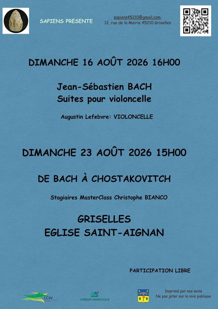 Visuel de l’événement « Concerts classiques à l'Église Saint-Aignan »