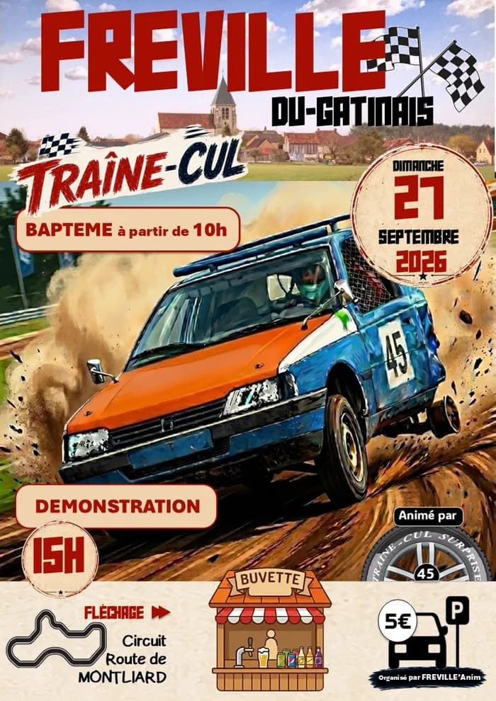 Visuel de l’événement « Course de trâine-cul »
