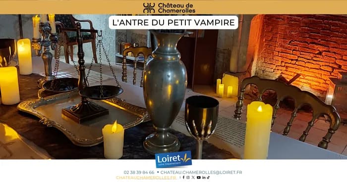 Visuel de l’événement « Animation Toussaint : « L’Antre du Petit Vampire » »