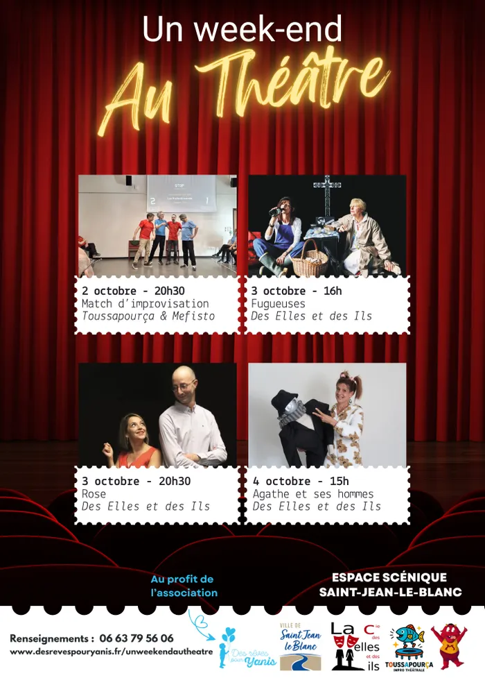 Visuel de l’événement « Un week-end au théâtre »