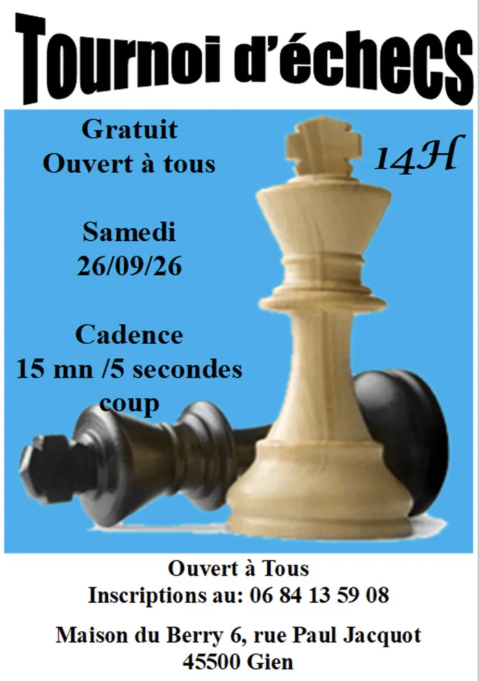Visuel de l’événement « Tournoi d'échecs »