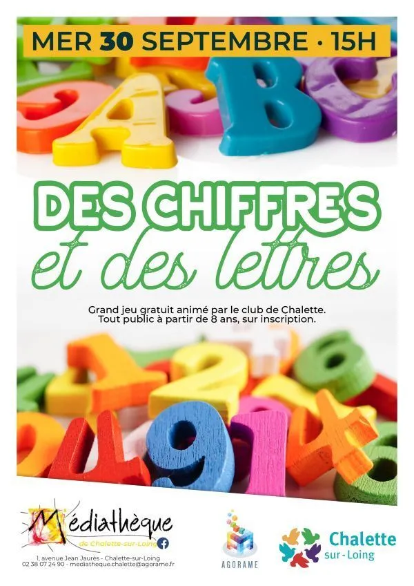 Visuel de l’événement « Jeu : des chiffres et des lettres »