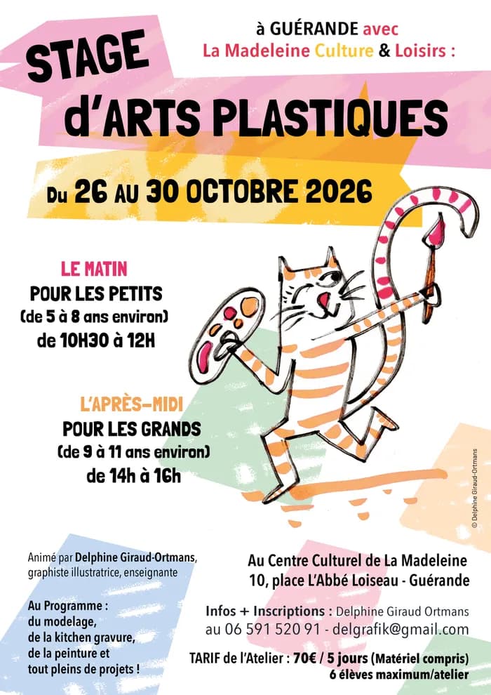 Visuel de l’événement « Stage d'Art plastiques »