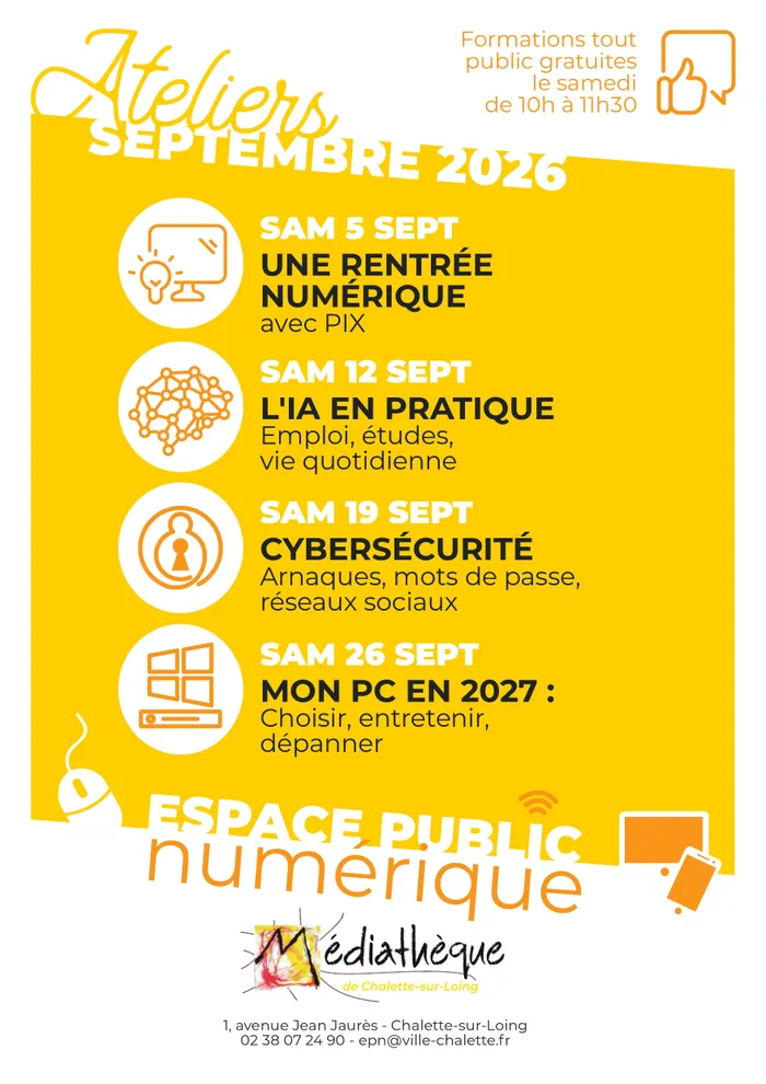 Visuel de l’événement « Formation tout public »