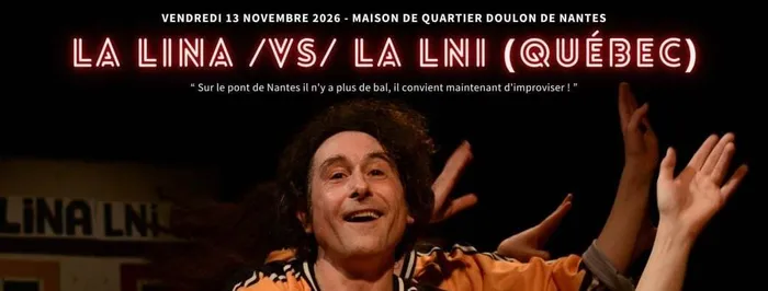 Visuel de l’événement « Match d'impro professionnel - La LINA x La LNI (Québec) »