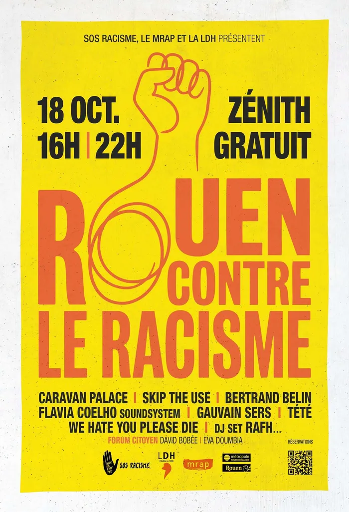 Visuel de l’événement « Rouen contre le racisme »