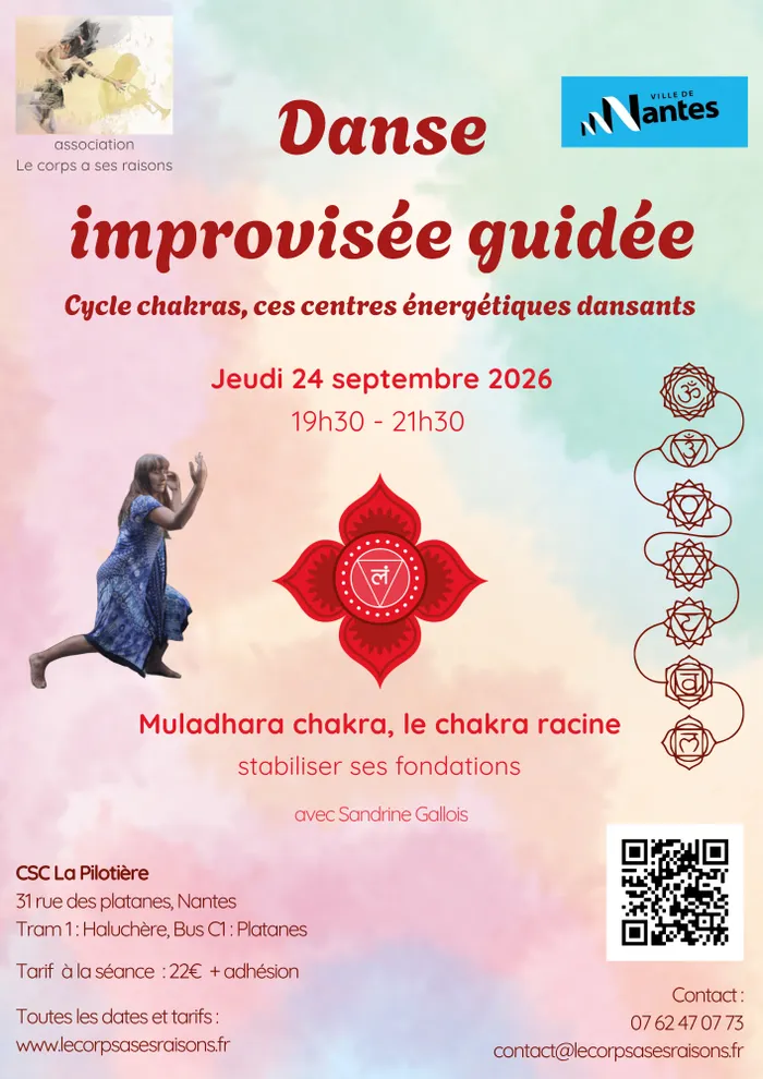 Visuel de l’événement « Reprise des cours de danse improvisée ! »