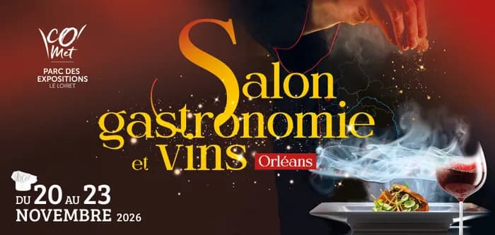 Visuel de l’événement « Salon Gastronomie & Vins d'Orléans 2026 »