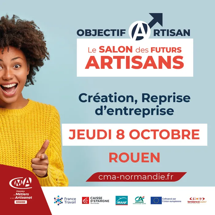 Visuel de l’événement « Le salon des futurs artisans à Rouen »