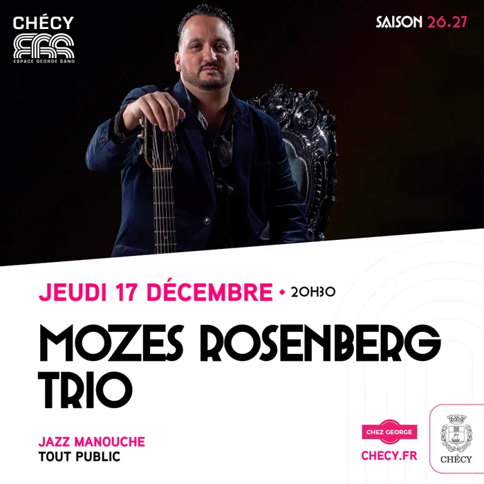 Visuel de l’événement « MOZES ROSENBERG TRIO - SAISON CULTURELLE 26/27 »