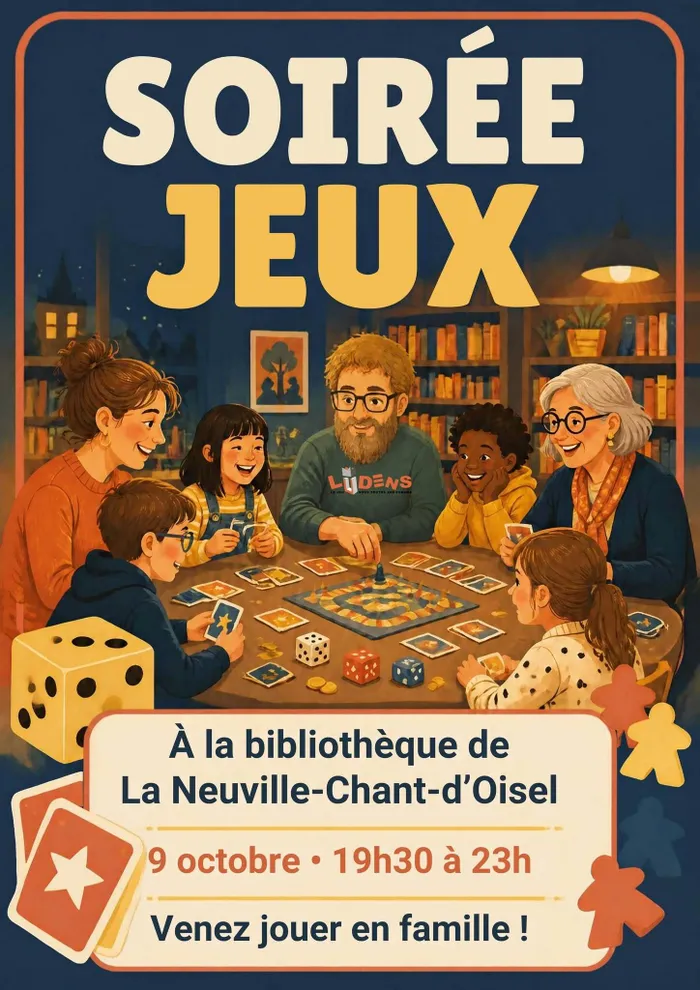 Visuel de l’événement « Soirée jeux - LUDENS »