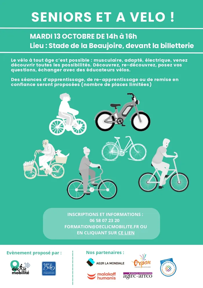 Visuel de l’événement « Seniors et à vélo ! »