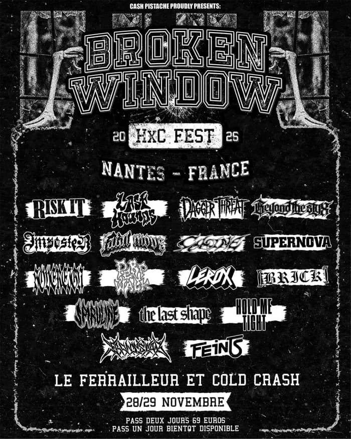 Visuel de l’événement « BROKEN WINDOW FEST »