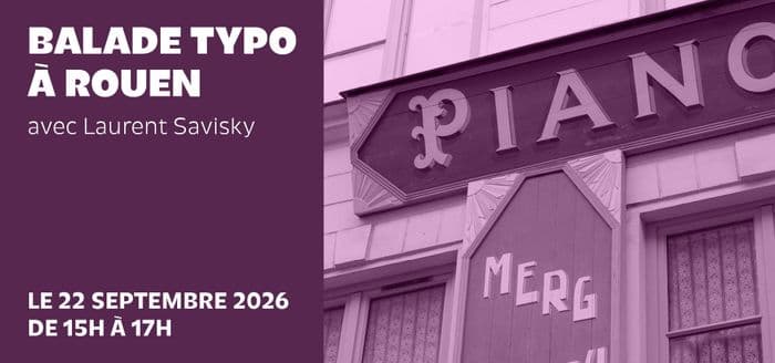 Visuel de l’événement « Balade typographique »