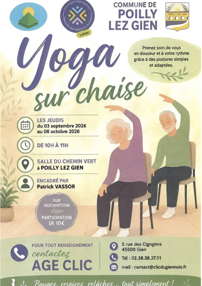 Visuel de l’événement « Yoga sur chaise »