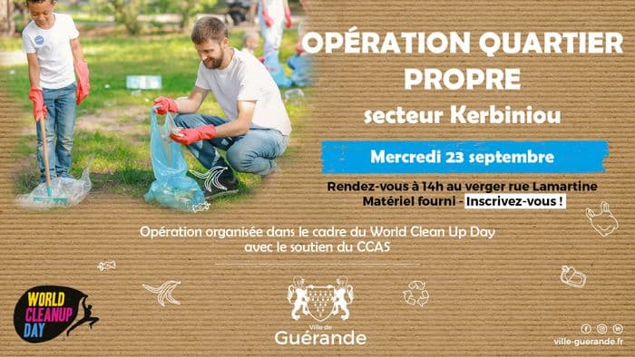Visuel de l’événement « Opération quartier propre à Kerbiniou »