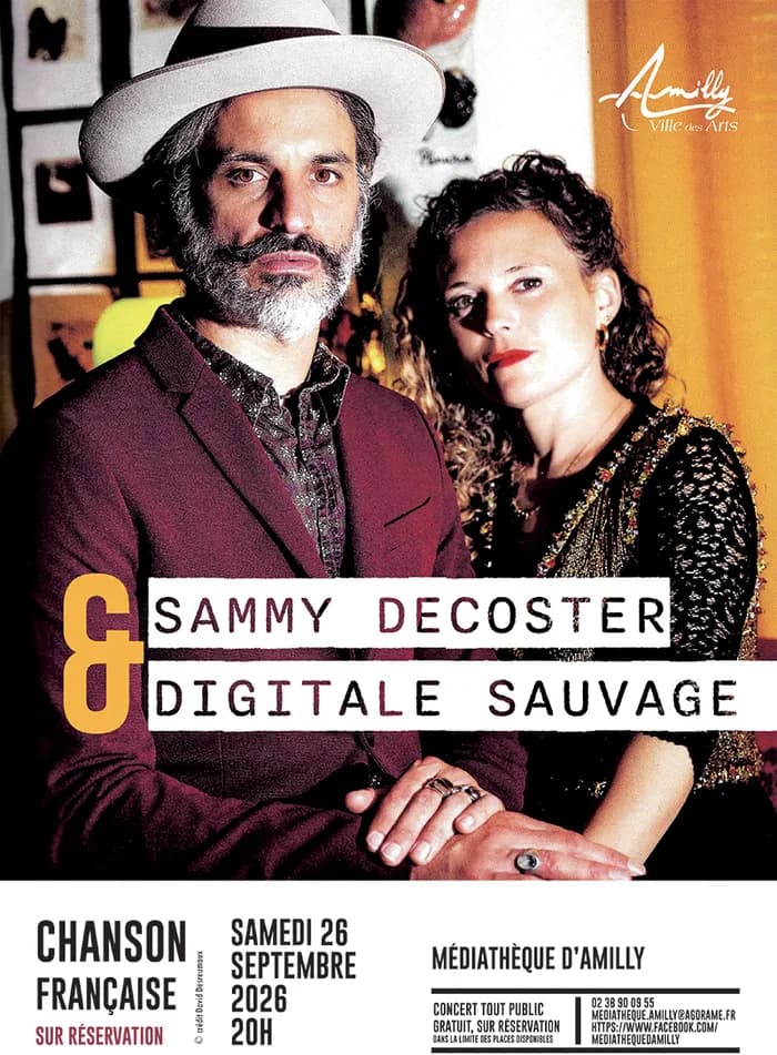 Visuel de l’événement « Concert duo : Sammy Decoster & Digital Sauvage »