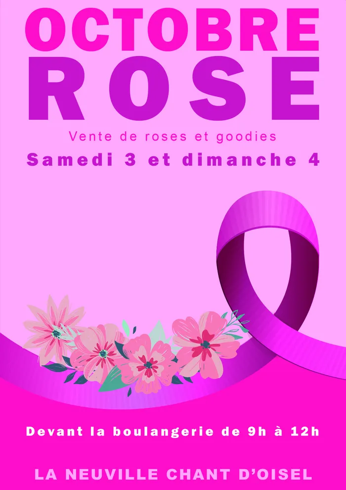 Visuel de l’événement « Octobre Rose - vente de roses et de goodies »