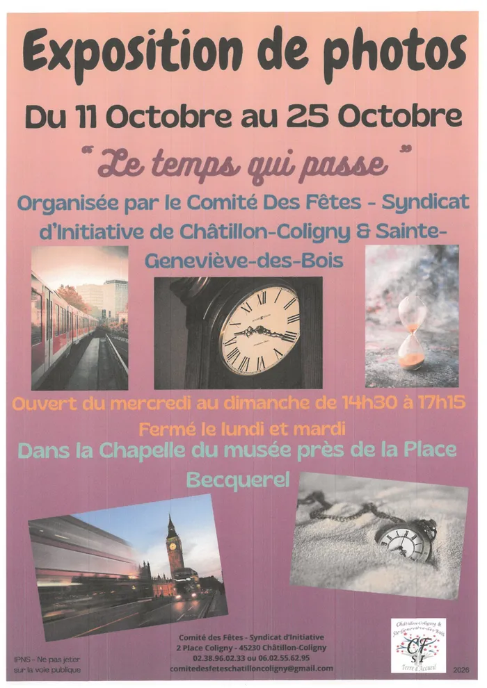 Visuel de l’événement « Exposition photo "Le temps qui passe" »