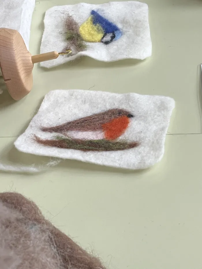 Visuel de l’événement « Atelier ados/adultes : oiseau en laine feutrée »