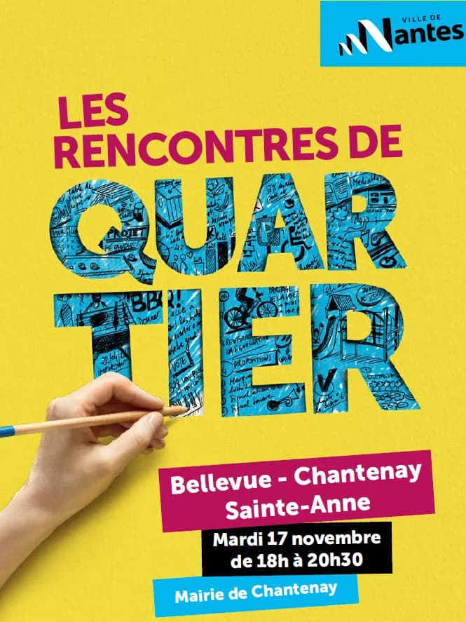 Visuel de l’événement « Les rencontres de quartier Bellevue - Chantenay - Sainte-Anne »