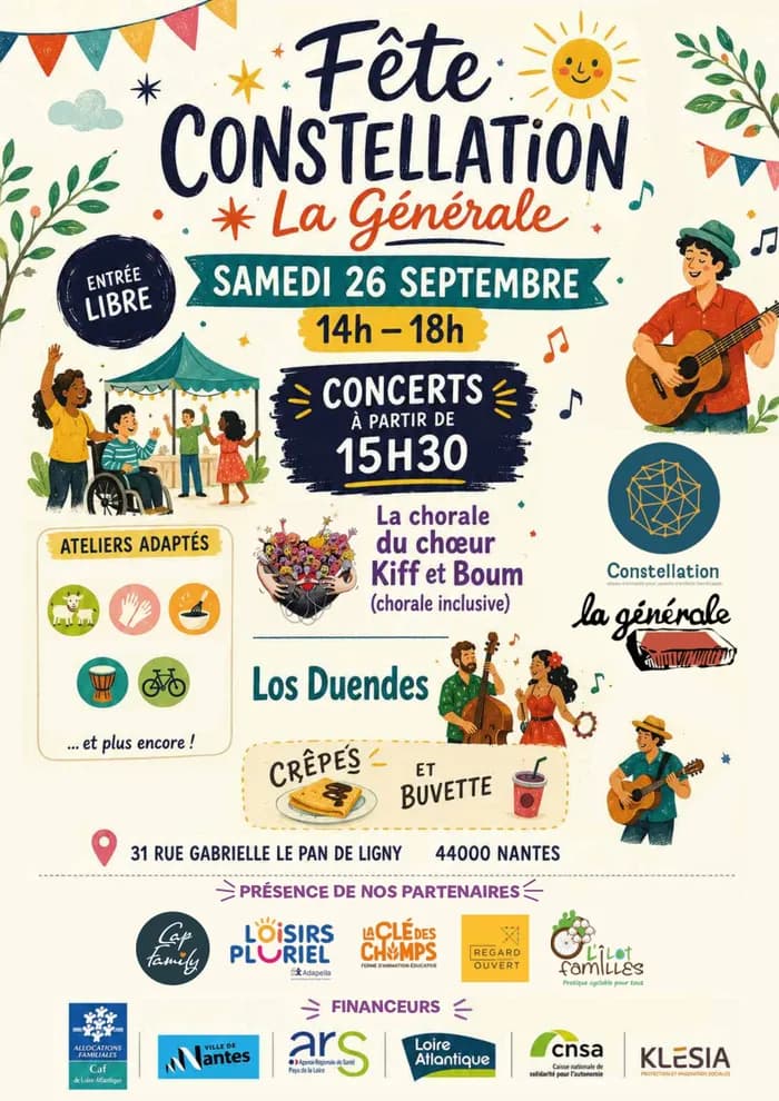 Visuel de l’événement « Journée festive Constellation et la Générale »