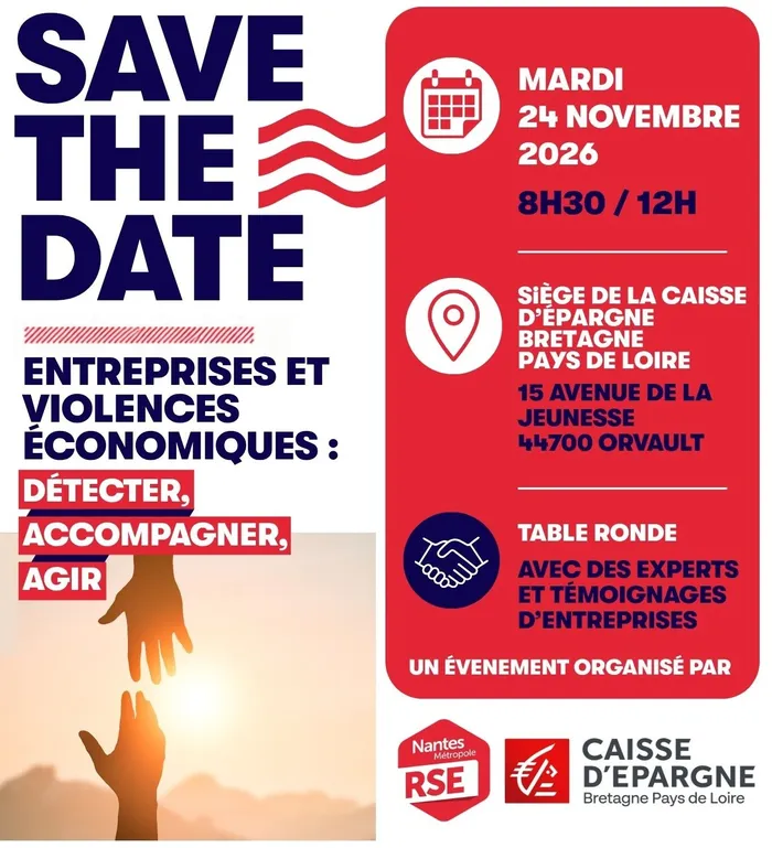 Visuel de l’événement « Violences économiques : détecter, accompagner, agir »