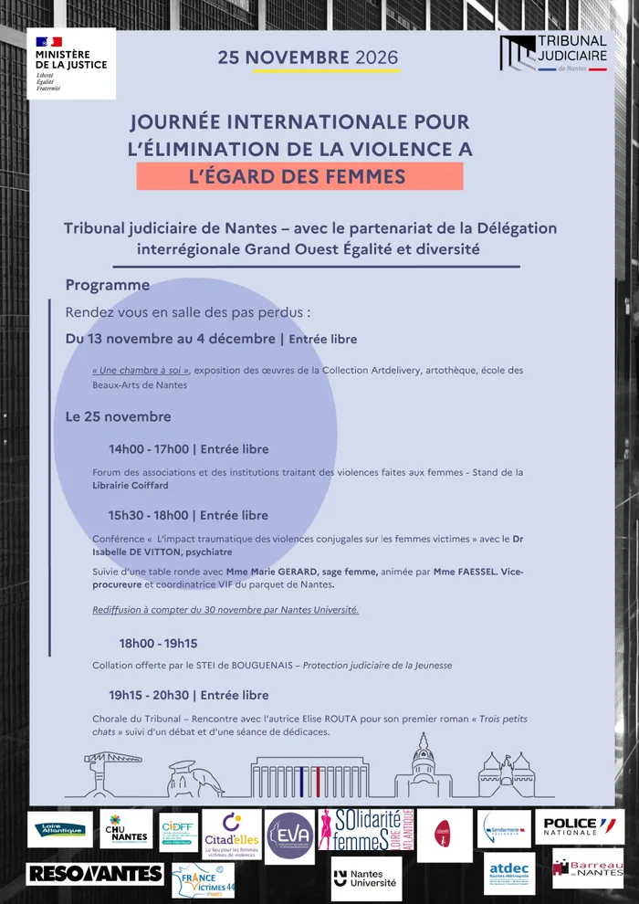 Visuel de l’événement « Journée internationale pour l'élimination de la violence à l'égard des femmes »