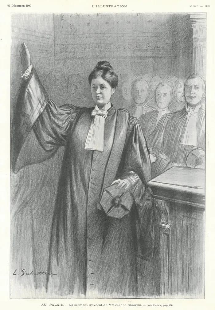 Visuel de l’événement « Samedi patrimoine: Jeanne Chauvin, pionnière des avocates »