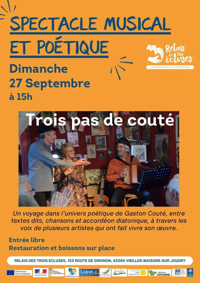 Visuel de l’événement « Spectacle "Trois pas de Couté" »