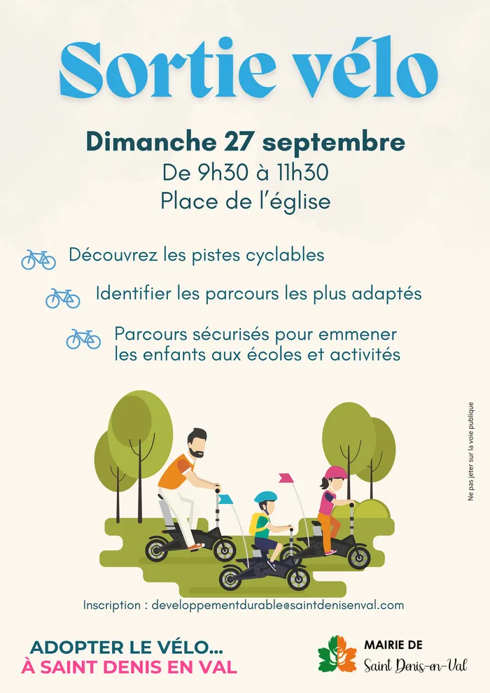 Visuel de l’événement « Sortie vélo »