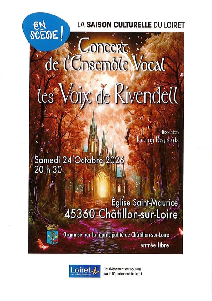 Visuel de l’événement « Concert de l'ensemble vocal les Voix de Rivendell »