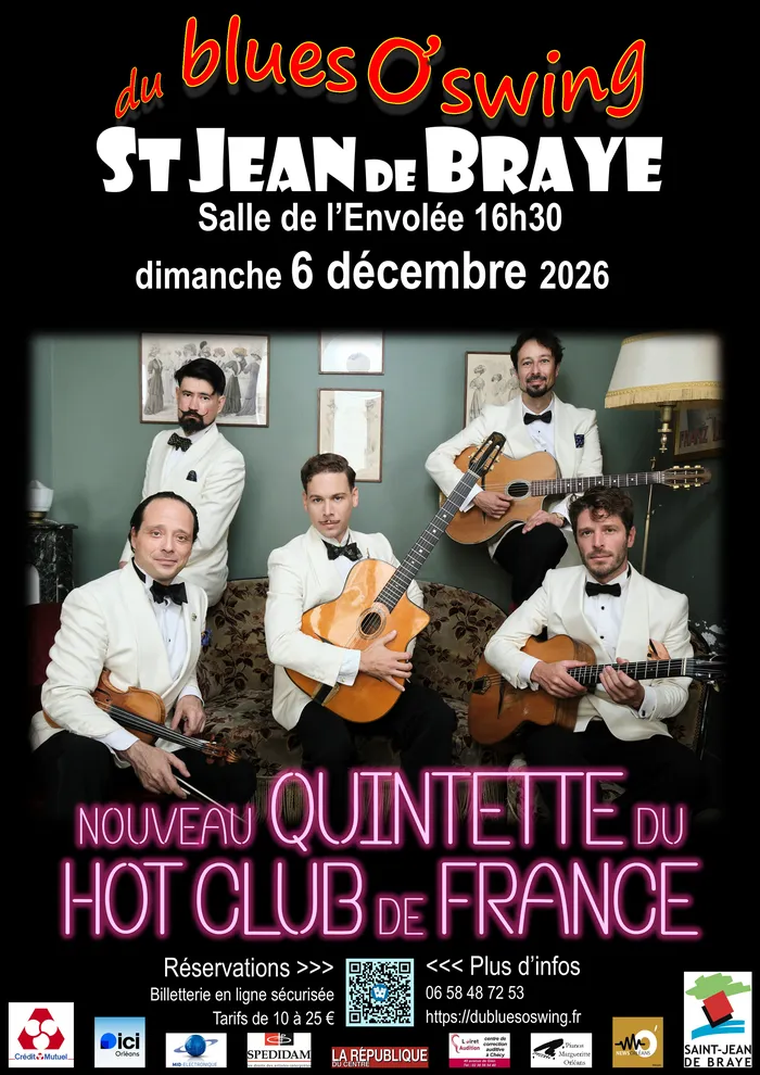 Visuel de l’événement « Nouveau Quintette du Hot Club de France »