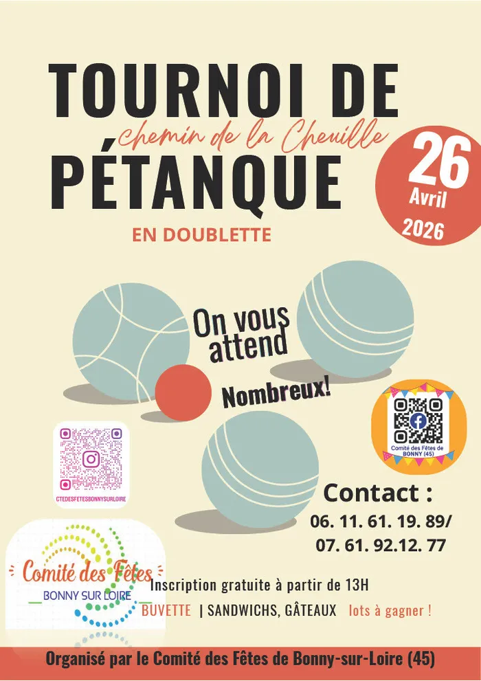 Visuel de l’événement « Tournoi de pétanque amical »