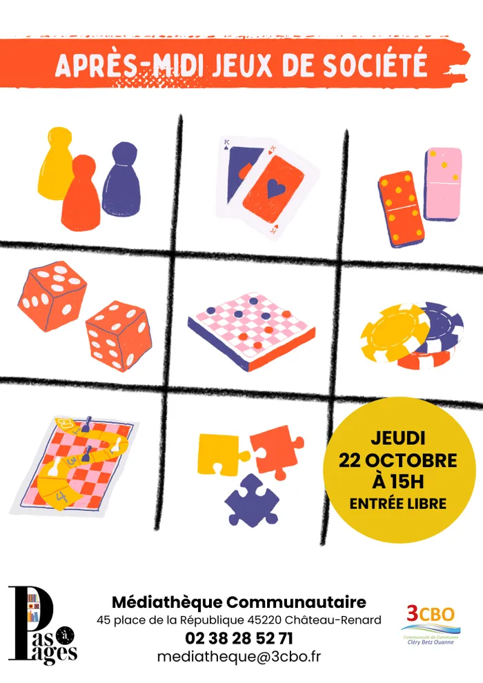 Visuel de l’événement « Après-midi jeux de société »
