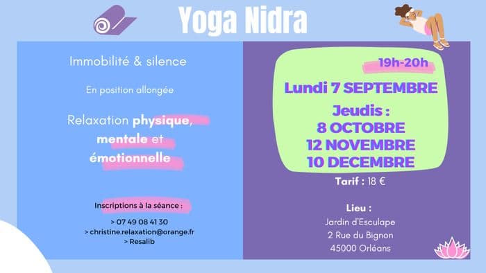 Visuel de l’événement « YOGA NIDRA »