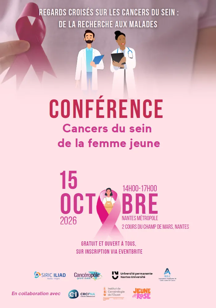 Visuel de l’événement « Conférence "Cancers du sein de la femme jeune" »