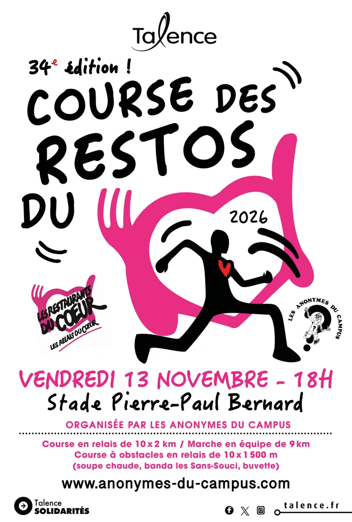 Visuel de l’événement « La course des restos du coeur »