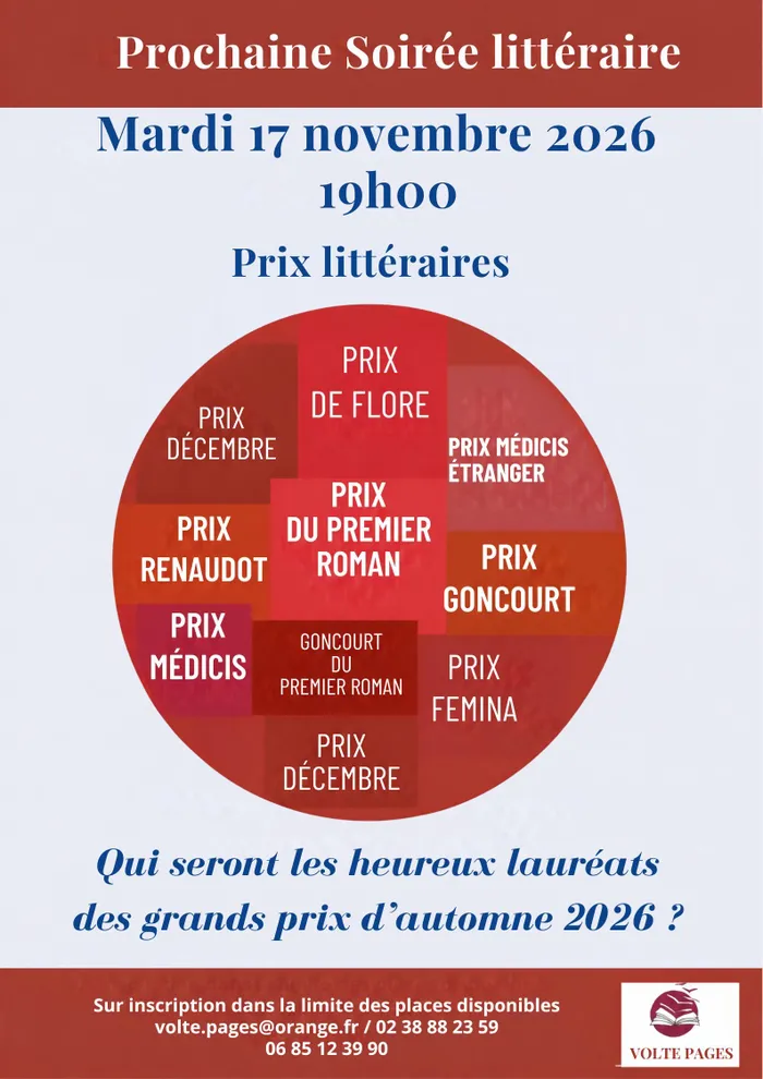 Visuel de l’événement « La rentrée des prix littéraires 2026 est lancée ! »