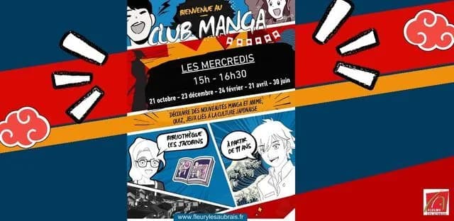 Visuel de l’événement « Club Manga »