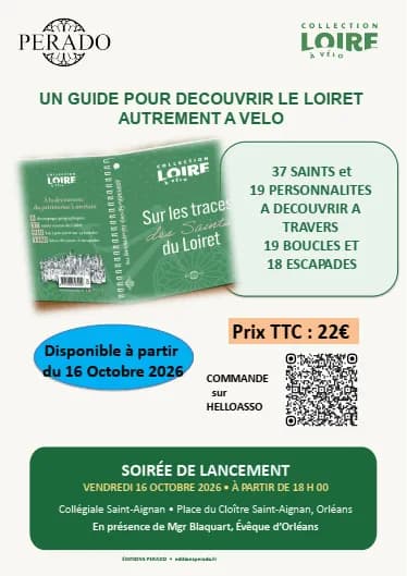 Visuel de l’événement « Soirée de lancement du livre "Sur les traces des saints du Loiret" »
