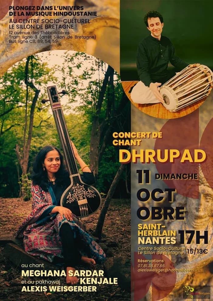 Visuel de l’événement « Concert de musique Dhrupad de l'Inde: Voyage musical en Ragas »