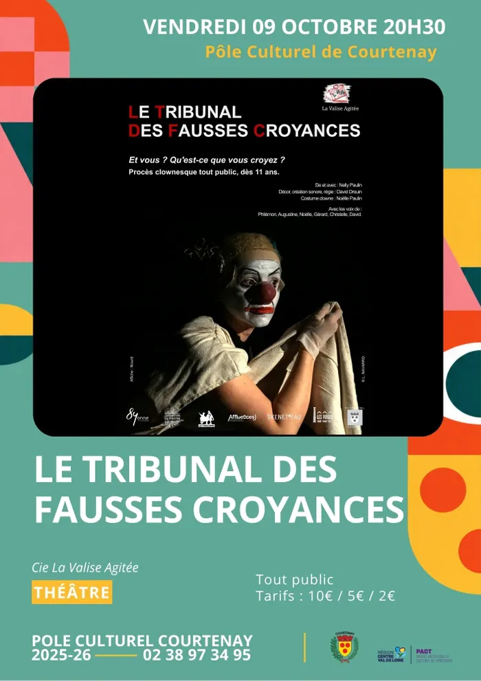 Visuel de l’événement « Le tribunal des fausses croyances par La Valise Agitée »