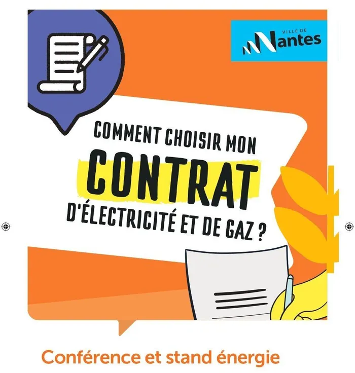 Visuel de l’événement « Conférence et Stand conseils pour choisir mon fournisseur d'énergie »