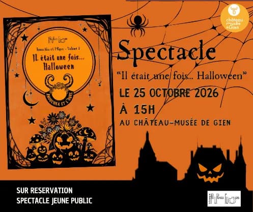Visuel de l’événement « Spectacle « Il était une fois... Halloween » par la compagnie Poupées Russes »