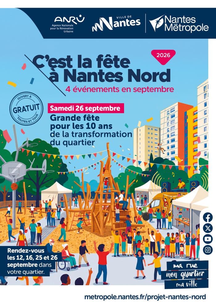 Visuel de l’événement « Forum des associations du quartier Nantes Nord »