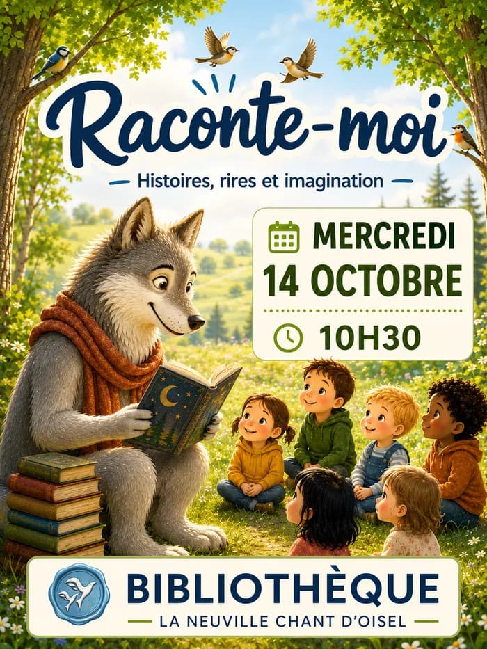 Visuel de l’événement « Séance de contes "Raconte-Moi' »